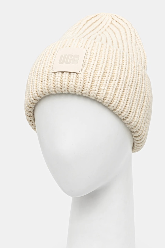 Čepice z vlněné směsi UGG 20061 béžová AW25