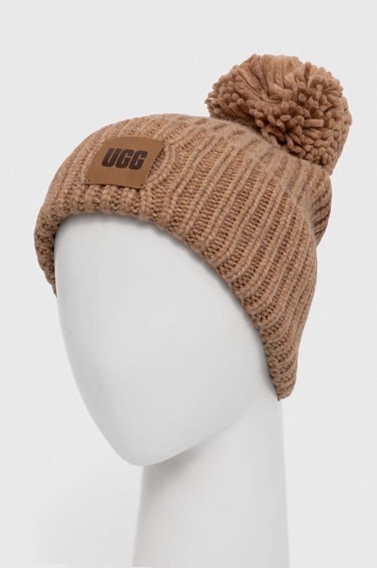 Čiapka s prímesou vlny UGG 20165 hnedá AW23