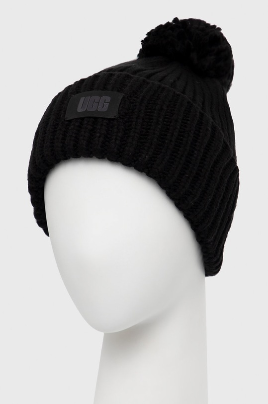 Čiapka s prímesou vlny UGG 20165 čierna AW23