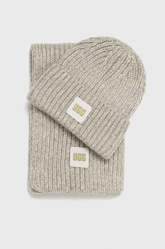 UGG Czapka i szalik z domieszką wełny Chunky