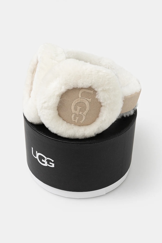 UGG nauszniki zamszowe 20955. beżowy AW25