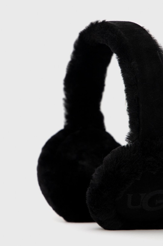 UGG Nauszniki wełniane 20955. czarny AW23