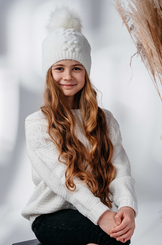 Jamiks Czapka dziecięca pozostałe beżowy LEPTRI.II.JZE201