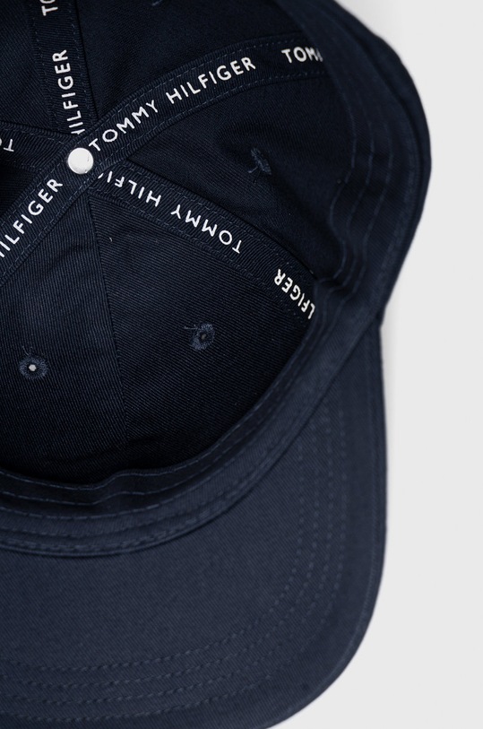 Detská čiapka Tommy Hilfiger tmavomodrá AU0AU01076.4890