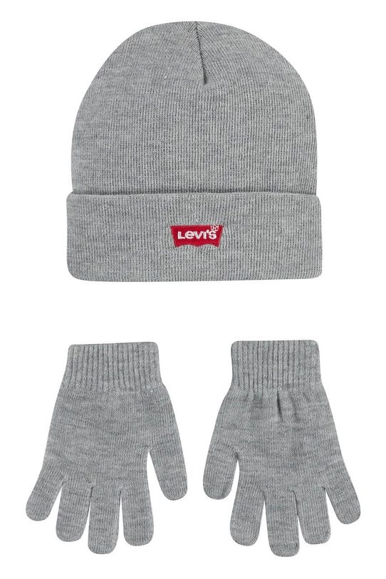 Levi's Czapka i rękawiczki dziecięce pozostałe szary 9A8405.CO.K