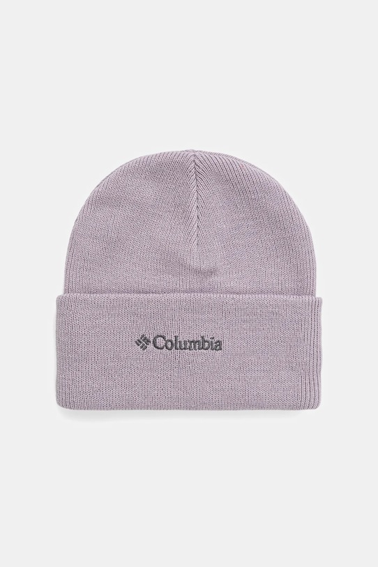 Columbia czapka dziecięca aplikacja fioletowy 1917291