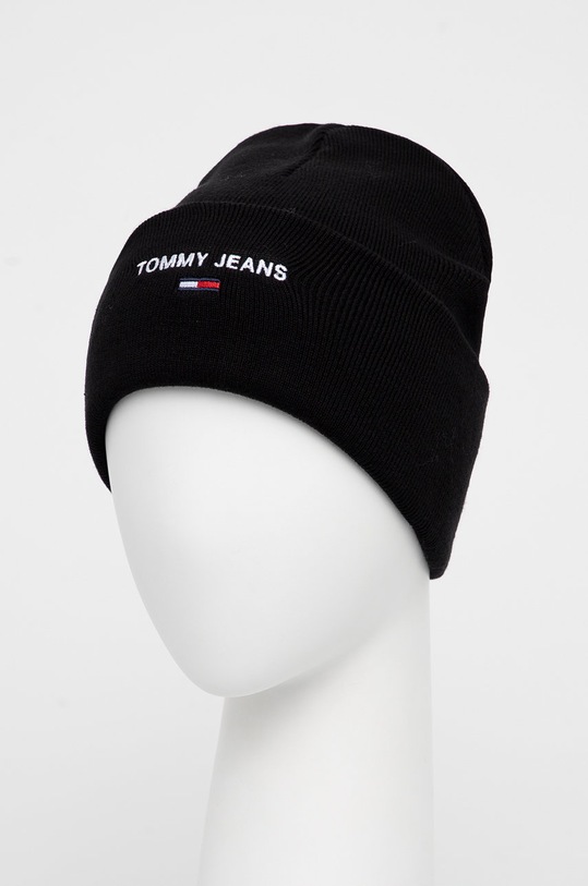 Tommy Jeans Czapka AM0AM07947.4890 AM0AM07947.4890 czarny AW21