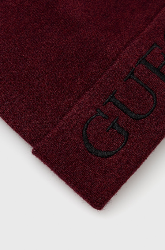 Doplňky Čepice Guess AM8858.WOL01 burgundské