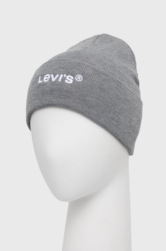 Čiapka Levi's D5548.0005 sivá AW21