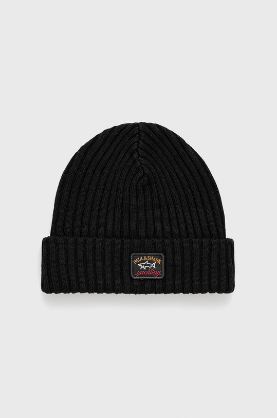 Paul&Shark Czapka wełna czarny C0P1051