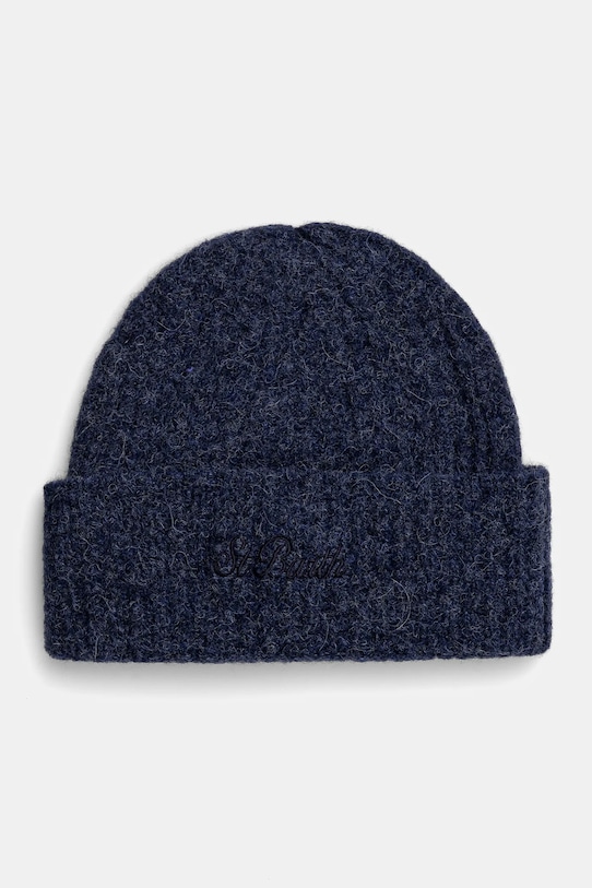 MC2 Saint Barth czapka wełniana granatowy WENG001