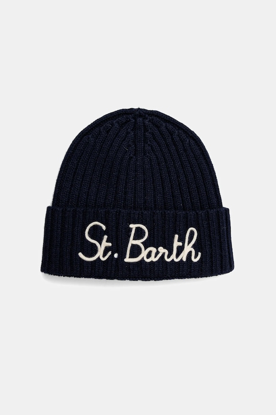 Вовняна шапка MC2 Saint Barth вовна блакитний WENG001