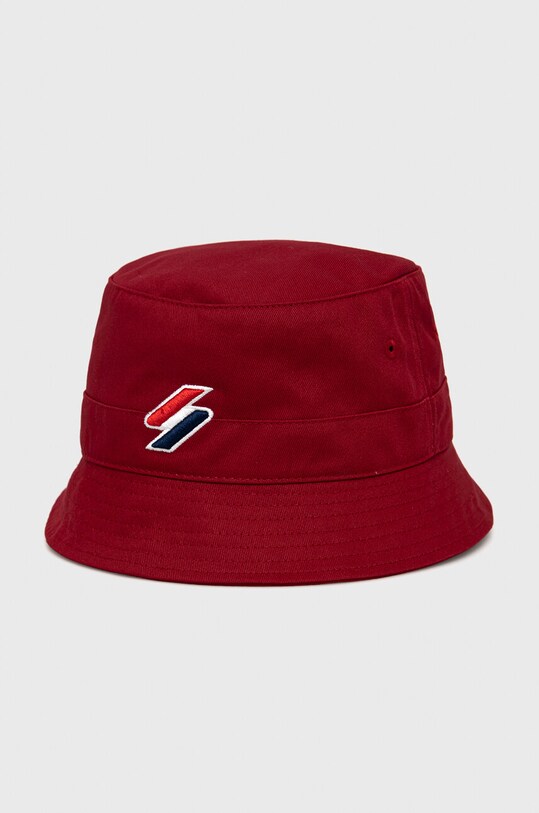 Bavlněná čepice Superdry bavlna červená Y9010037A.OPI