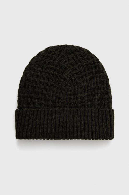 Sisley Czapka z domieszką wełny z domieszką wełny zielony 139KS0513.95Y
