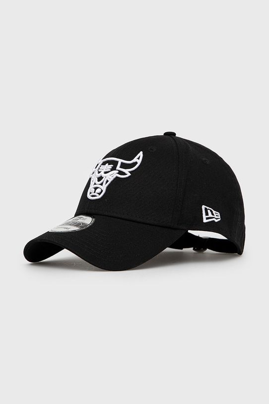 New Era Czapka bawełna czarny 12292586