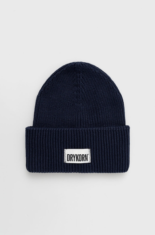 Drykorn Czapka z domieszką wełny z domieszką wełny granatowy 94699.3000