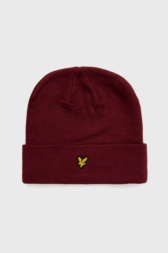 Čiapka Lyle & Scott tenká burgundské HE960ARC.Z562