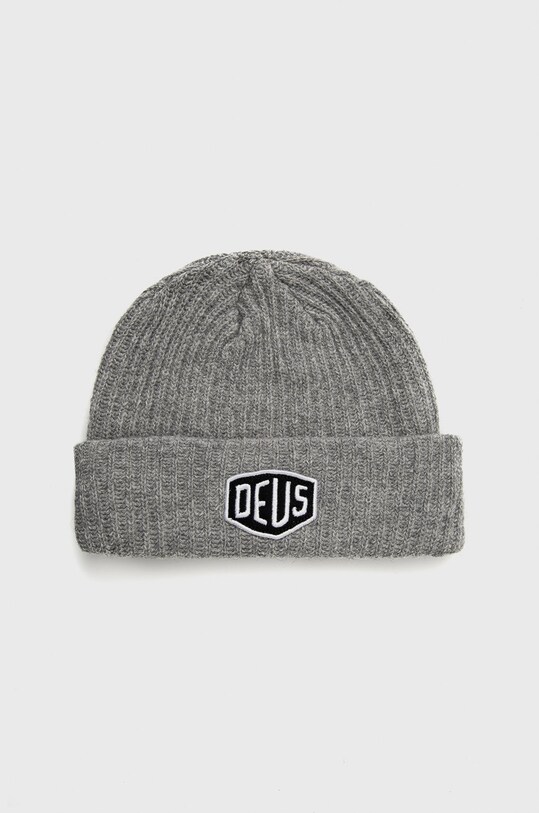 Deus Ex Machina caciula de lana melanj gri DMW47269