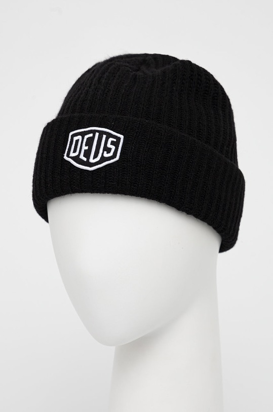 Deus Ex Machina czapka wełniana DMW47269 czarny AA00
