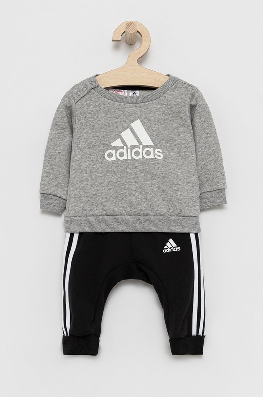 Παιδική φόρμα adidas Performance πλεκτό ύφασμα γκρί H28835