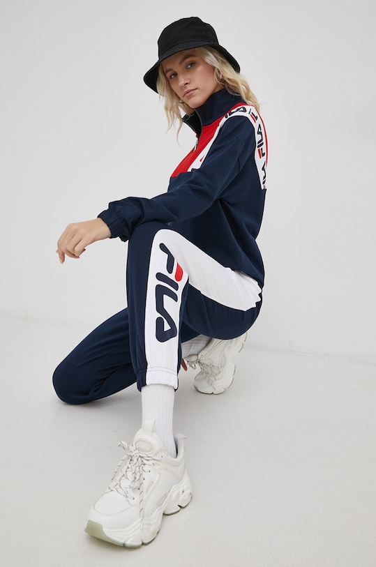 Fila melegítő szett dzsörzé sötétkék FPW4063