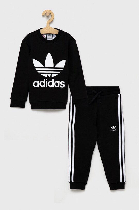 Дитячий комплект adidas Originals аплікація чорний H25250