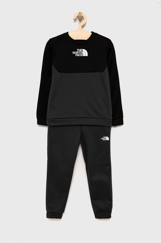 Detská tepláková súprava The North Face pletenina čierna NF0A7R1DMN81