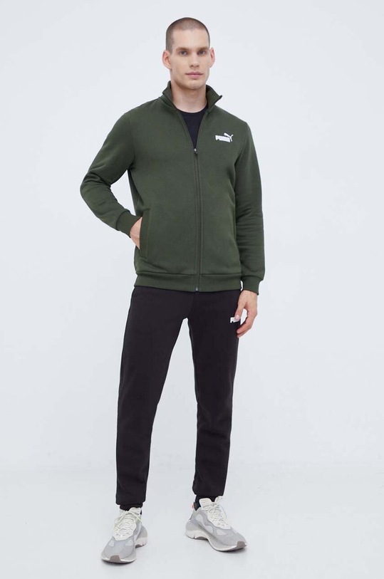 Tepláková súprava Puma pletenina zelená 585841