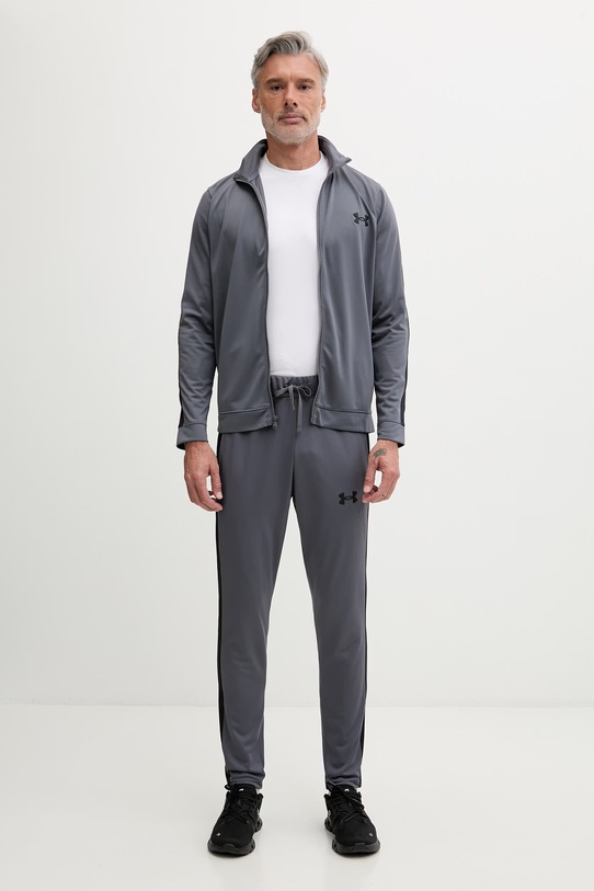 Sportovní tepláková souprava Under Armour Knit Track Suit pletenina šedá 1357139