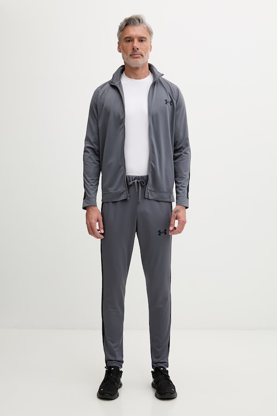 Sportovní tepláková souprava Under Armour Knit Track Suit pletenina šedá 1357139