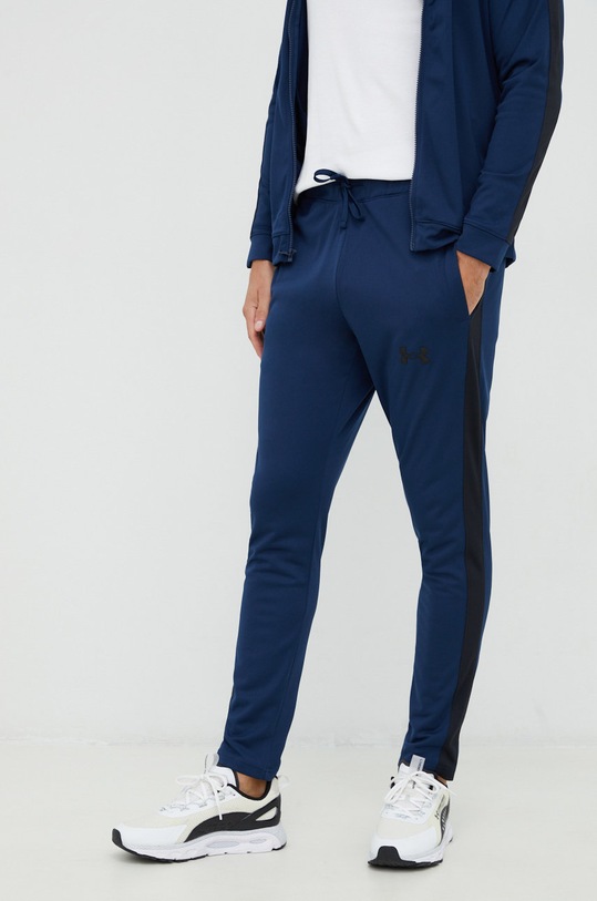 Odzież Under Armour dres sportowy Knit Track Suit 1357139 granatowy