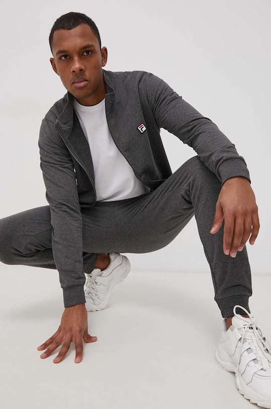 Tepláková súprava Fila s elastanom sivá FPW1075