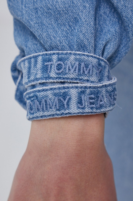 Tommy Jeans Koszula bawełniana DW0DW11219.4890 DW0DW11219.4890 niebieski