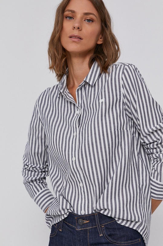 Levi's Koszula bawełniana wzorzyste szary 34574.0005