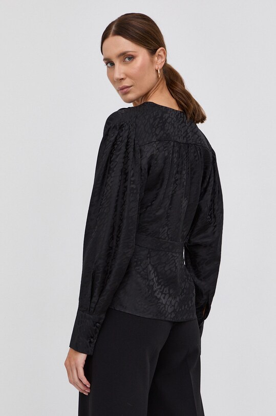 Odzież The Kooples Bluzka jedwabna FTOP23057K czarny