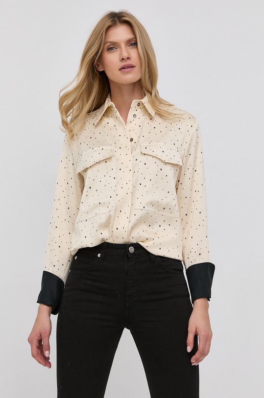 Victoria Victoria Beckham ing elasztánnal bézs 2321WSH002695A