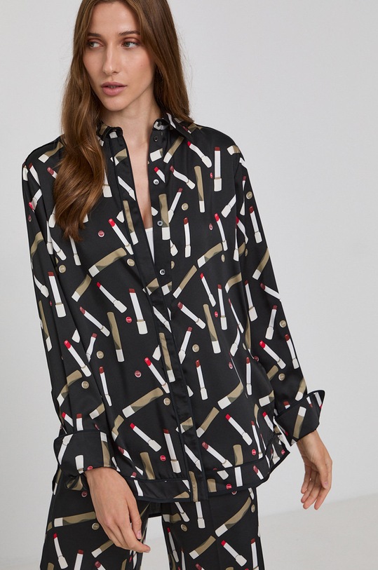 Košeľa Victoria Victoria Beckham 2321WSH002691A čierna