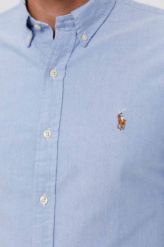 Košulja Polo Ralph Lauren 710767444001 plava AW21