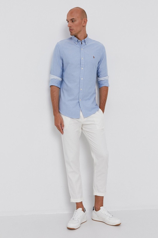 Odzież Polo Ralph Lauren Koszula 710767444001 710767444001 niebieski
