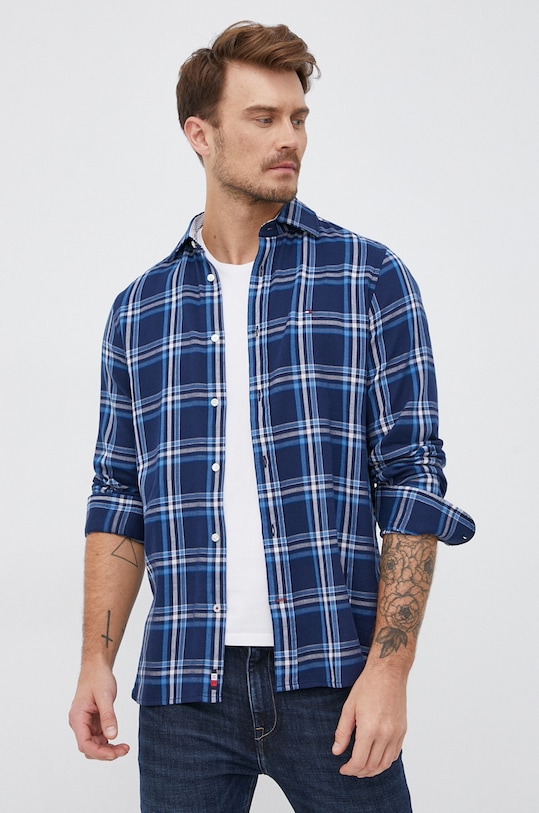 Košile Tommy Hilfiger MW0MW20588.4890 námořnická modř