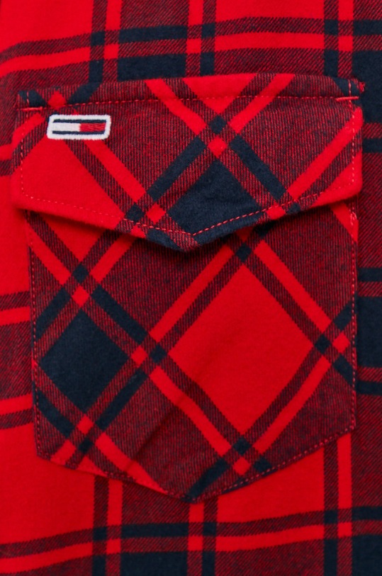 Tommy Jeans Koszula bawełniana DM0DM11322.4890 DM0DM11322.4890 czerwony AW21