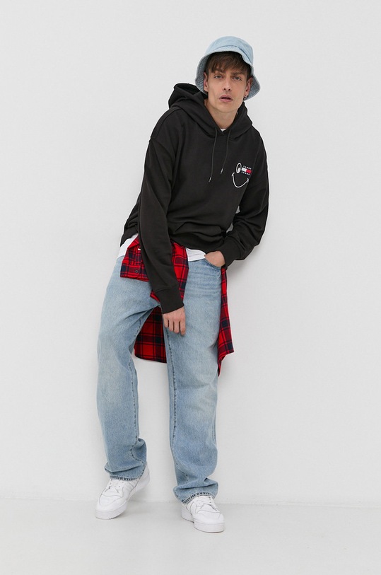 Odzież Tommy Jeans Koszula bawełniana DM0DM11322.4890 DM0DM11322.4890 czerwony