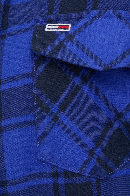 Tommy Jeans Koszula bawełniana DM0DM11322.4890 DM0DM11322.4890 fioletowy AW21