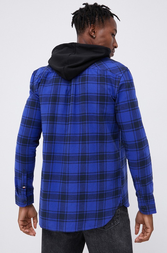Tommy Jeans Koszula bawełniana DM0DM11322.4890 fioletowy DM0DM11322.4890