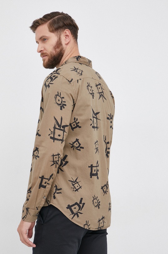 Desigual Koszula bawełniana 21WMCW38 zielony 21WMCW38