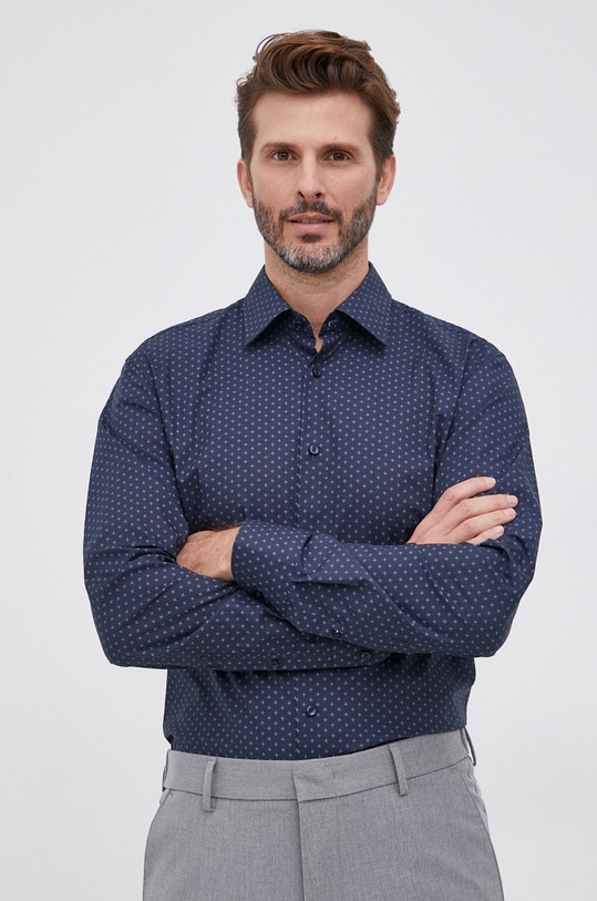 BOSS Koszula bawełniana 50459612 50459612 granatowy