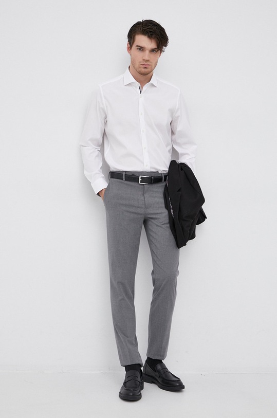 Odzież Joop! Koszula bawełniana 30019649 biały