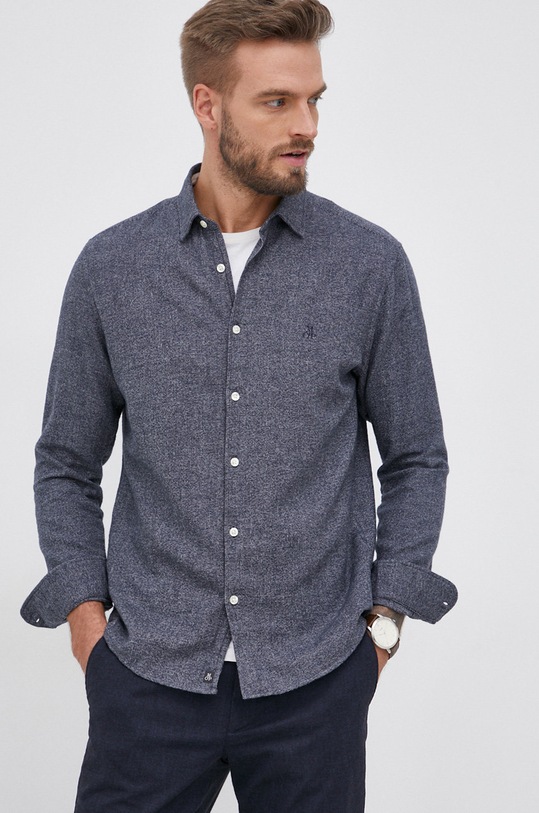 Marc O'Polo Koszula bawełniana 129725042182 granatowy