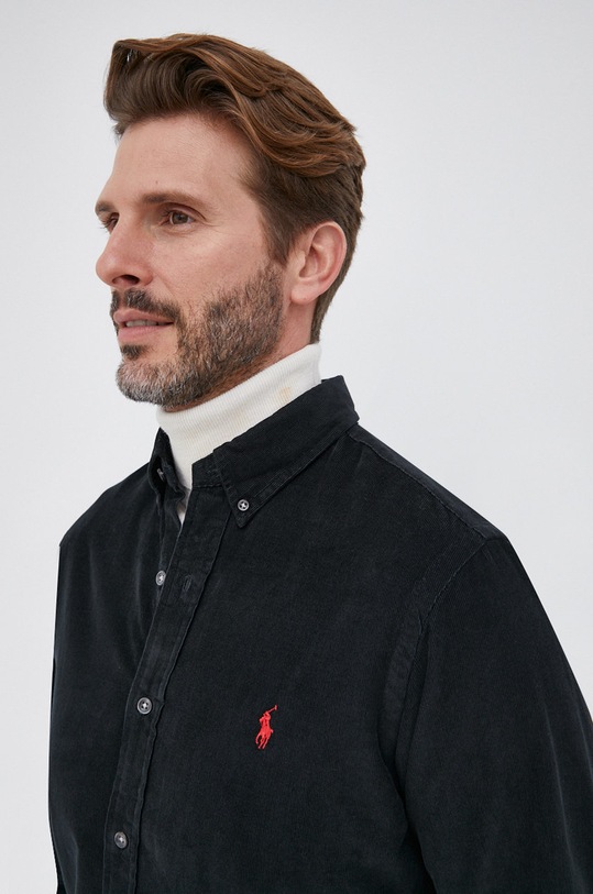Polo Ralph Lauren Koszula sztruksowa 710818761009 710818761009 czarny