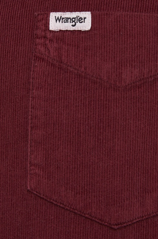 Wrangler Koszula sztruksowa W5A14AX7O bordowy AW21